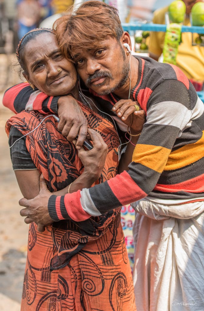 Flower market Calcutta Inde
