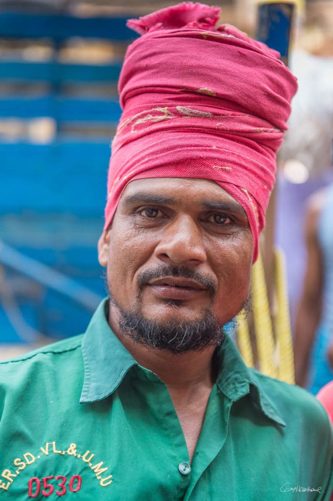 Porteur Kolay market Calcutta Inde