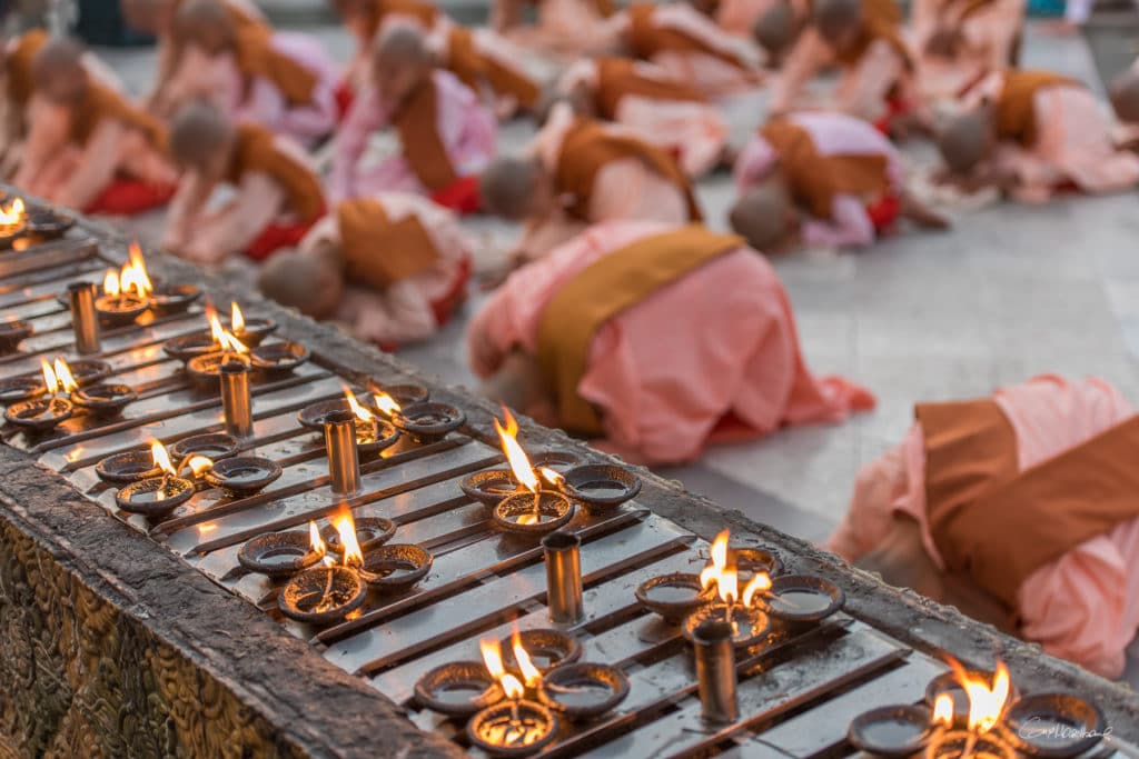 Jeunes Moines Shwedagon Pagoda Yangon