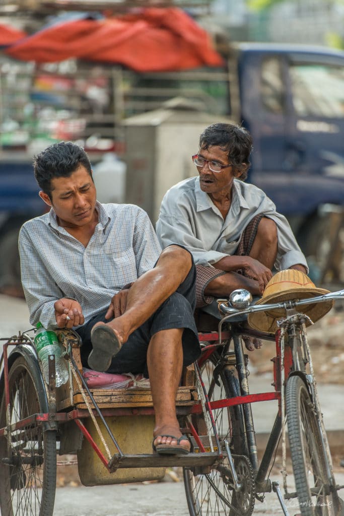 Taxi vélo Yangon