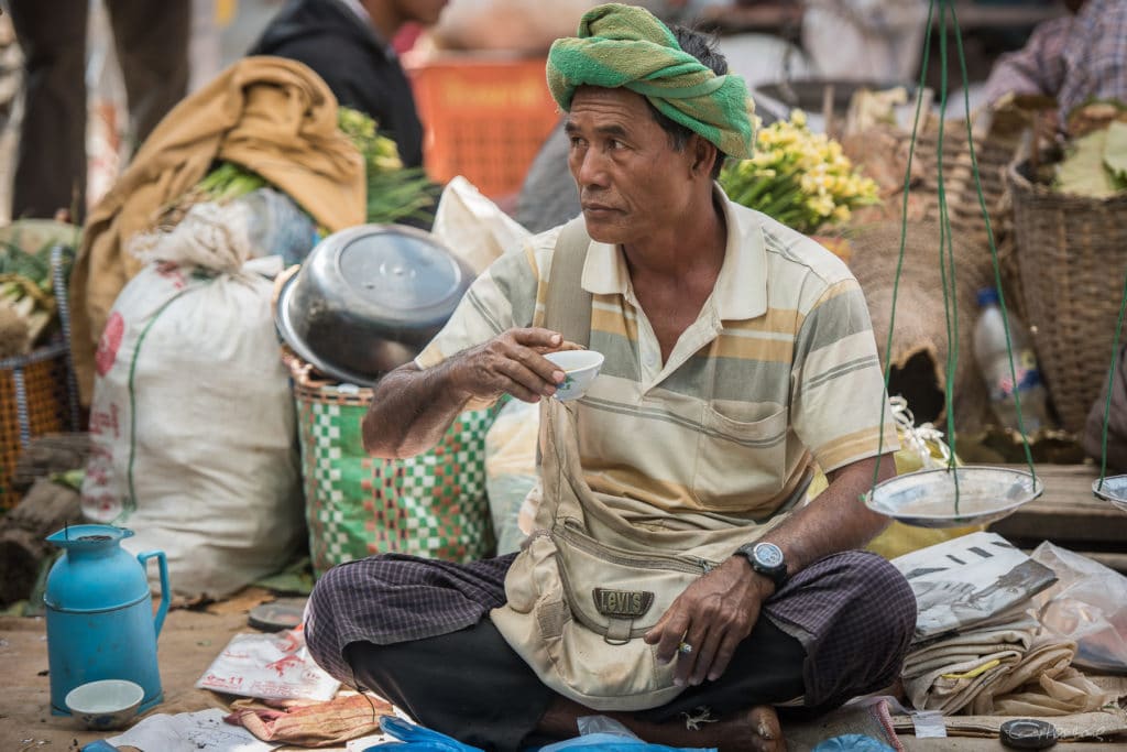 Marché de Nampan - Lac Inle