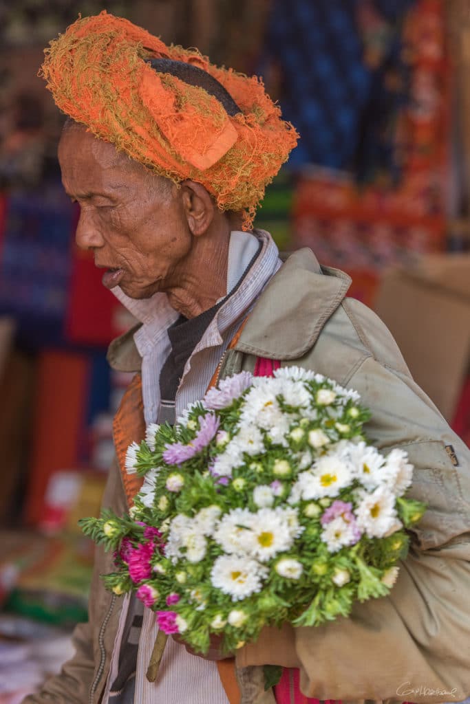 Marché de Heho près du Lac Inle