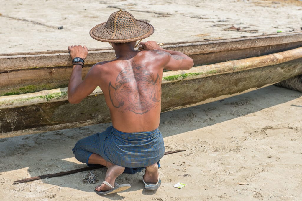 Village de pâcheurs Nagpali - Etat d'Arakan