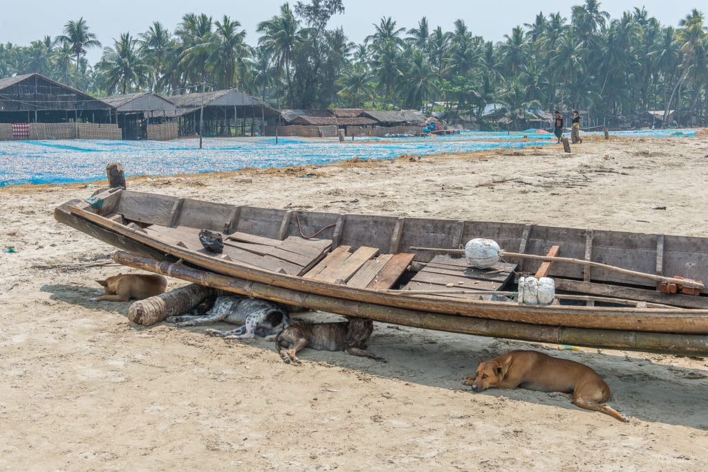 Village de pâcheurs Nagpali - Etat d'Arakan