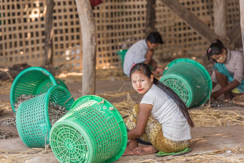 Village de pâcheurs Nagpali - Etat d'Arakan